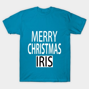 Merry Christmas Iris T-Shirt